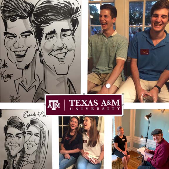 Jody Brownd at Texas A&M University Caricatures